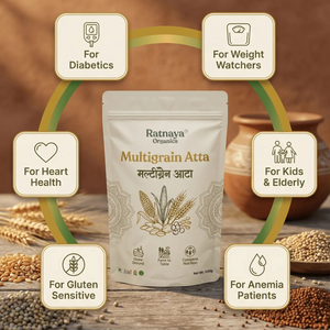 Multigrain Flour - 1Kg Bag - Ratnaya Organics