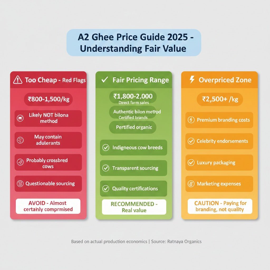 A2 Ghee Price in India 2025 - Understanding the Real Cost - Ratnaya Organics