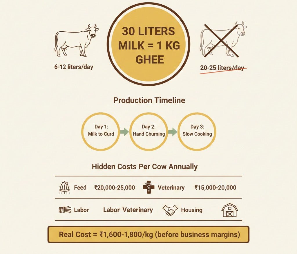 Organic Cow Ghee Buying Guide - Grass-Fed vs Grain-Fed Reality - Ratnaya Organics