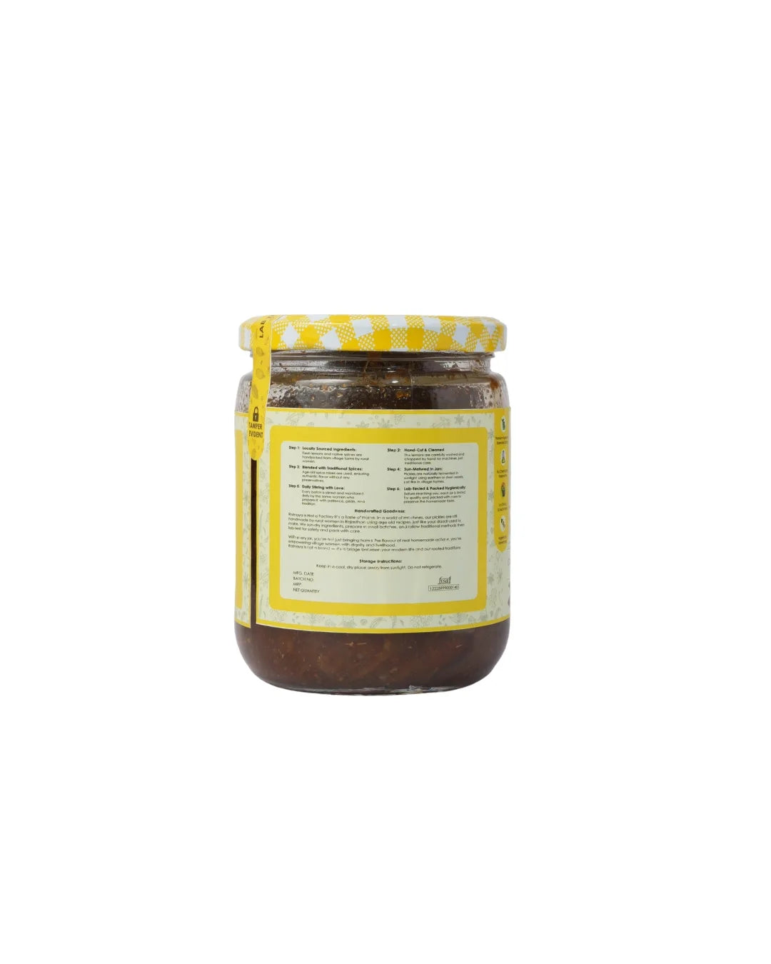 Homemade Lemon Pickle | Nimboo ka Achar | Ratnaya Organics Ratnaya Organics