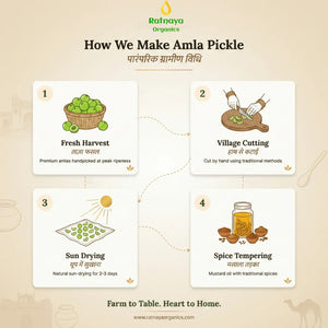 Gooseberry Pickle (Homemade Amla Achaar) - Ratnaya Organics