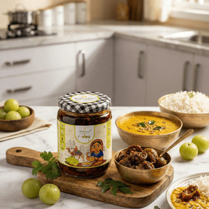 Gooseberry Pickle (Homemade Amla Achaar) - Ratnaya Organics