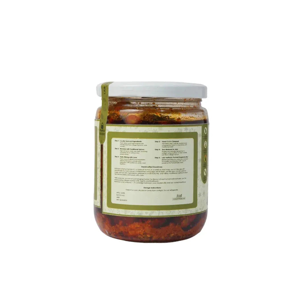 Keriya Pickle (Rajasthani Speciality) Ratnaya Organics