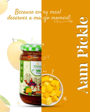 Mango Pickle (Homemade Aam Achaar) Ratnaya Organics